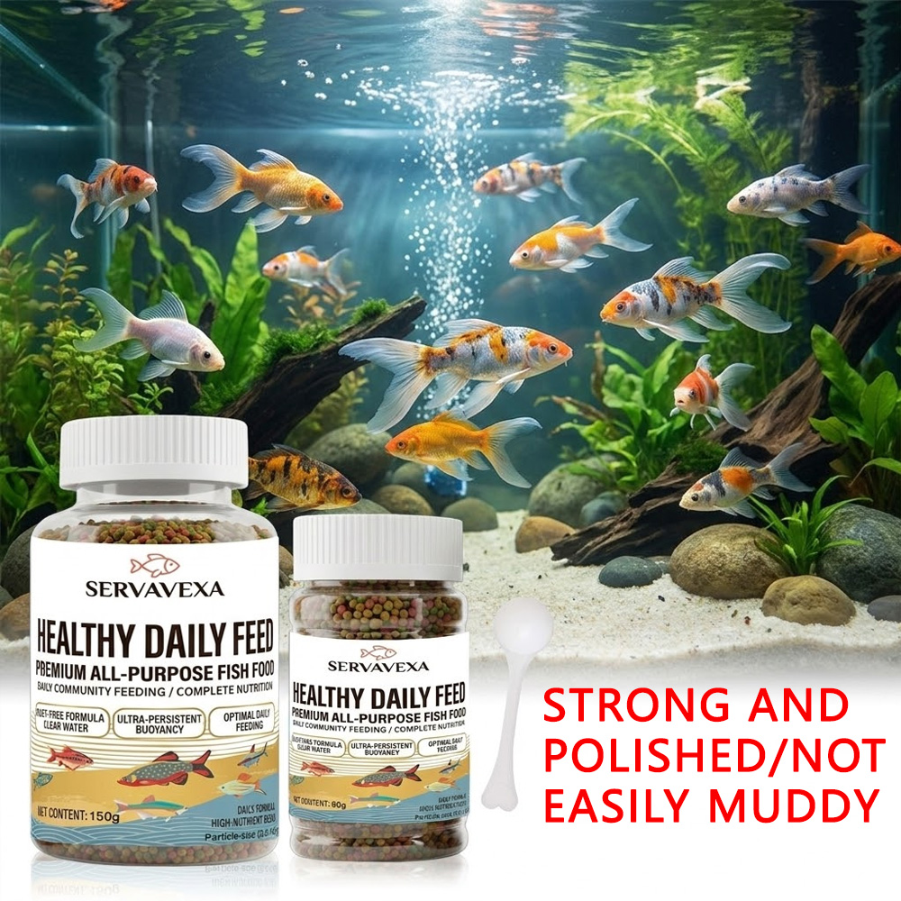 Tetra Fish In Aquarium - طعام أسماك الزينة الفاخر 150 جرام،