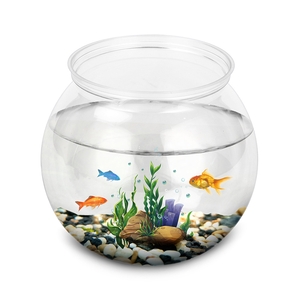 All Fish In Aquarium - وعاء السمك البلاستيكي مقاسات L M