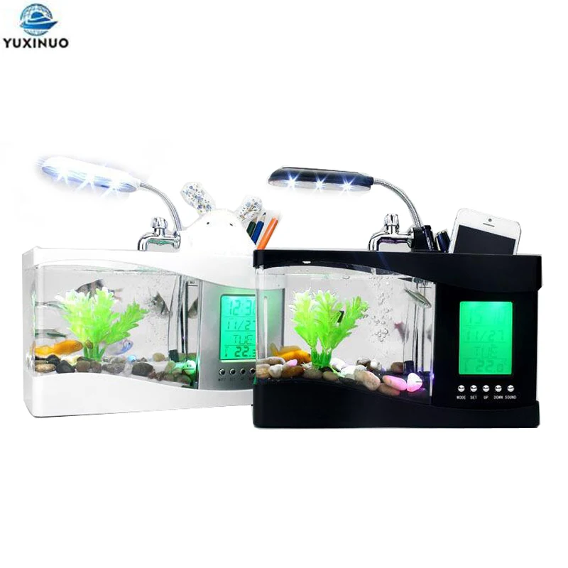 Aquarium Fish Electric - حوض سمك مكتبي صغير يعمل بـ