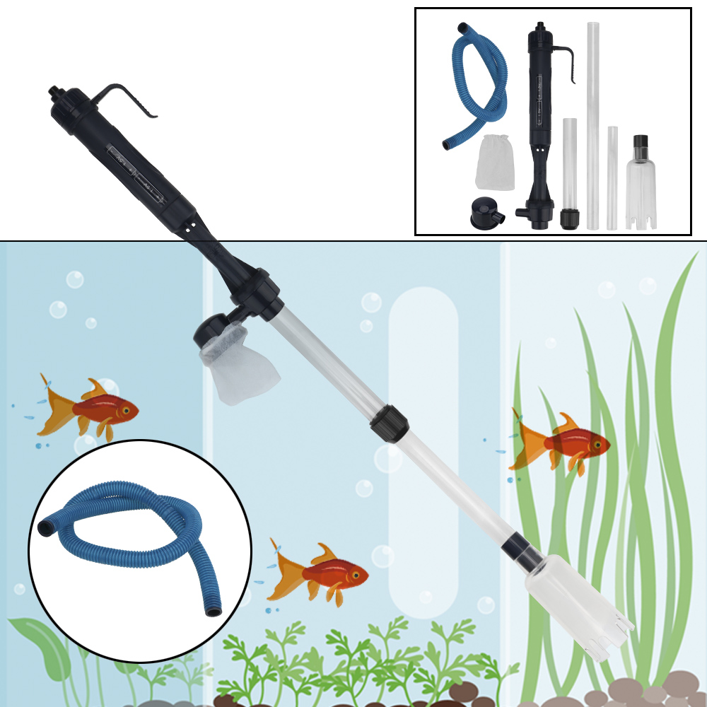 Aquarium Fish Electric - مضخة تغيير المياه الكهربائية أداة تنظيف