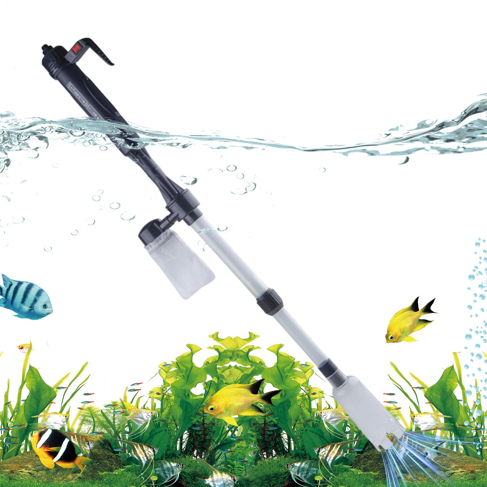 Aquarium Fish Electric - منظف حصى حوض السمك الكهربائي التلسكوبي