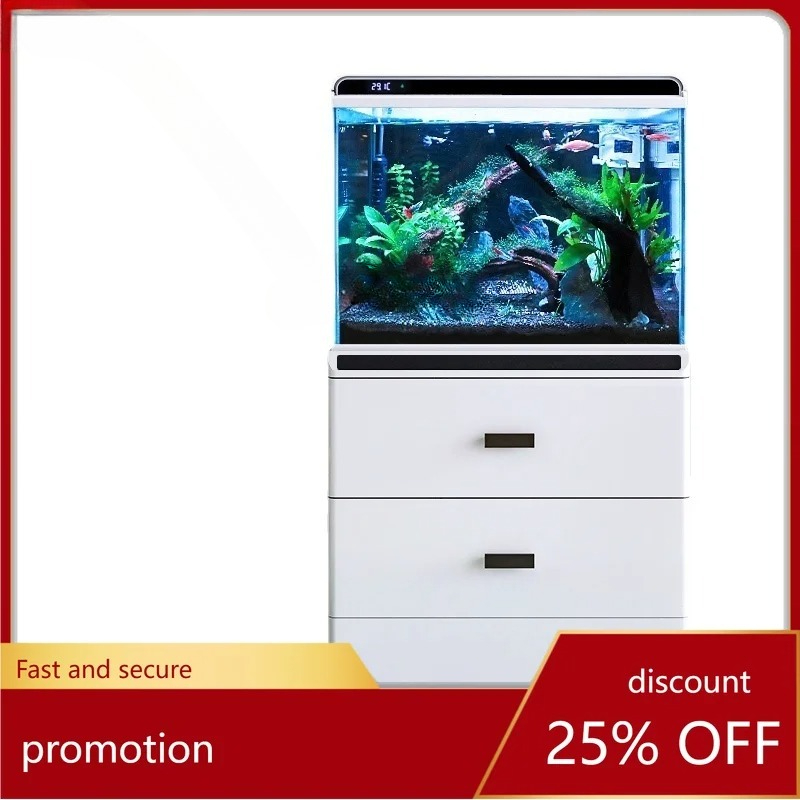 All Fish In Aquarium - حوض سمك زجاجي بيئي لتغيير المياه،