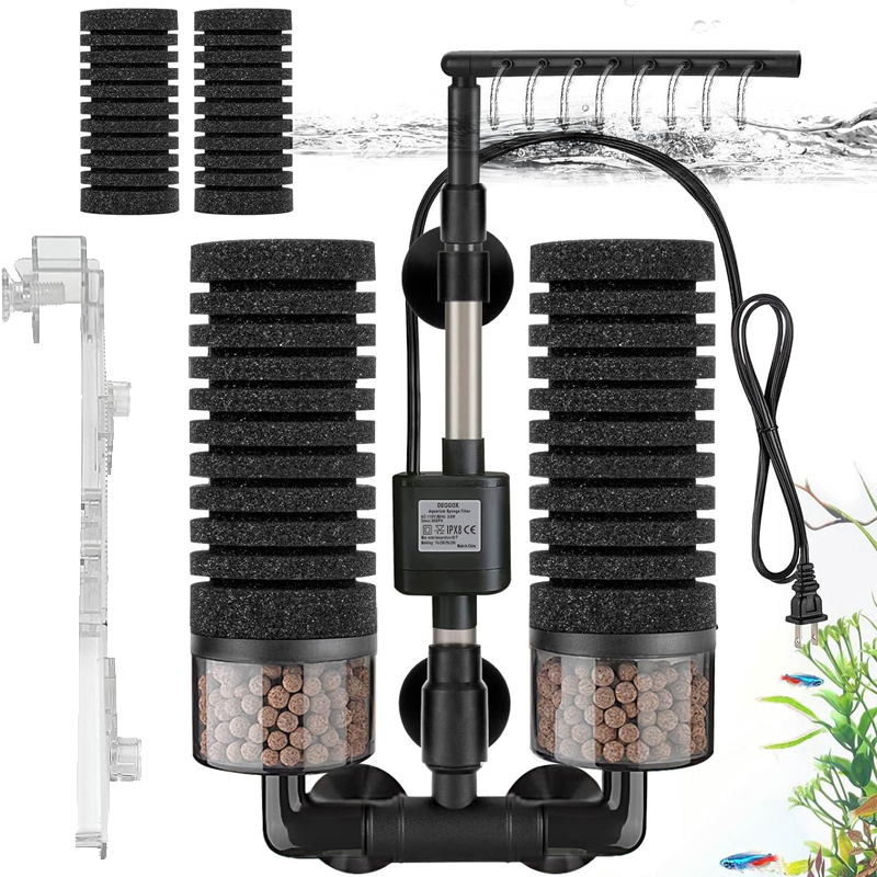 Aquarium Fish Electric - 3-IN-1 كليب على الطاقة الكهربائية إسفنجة