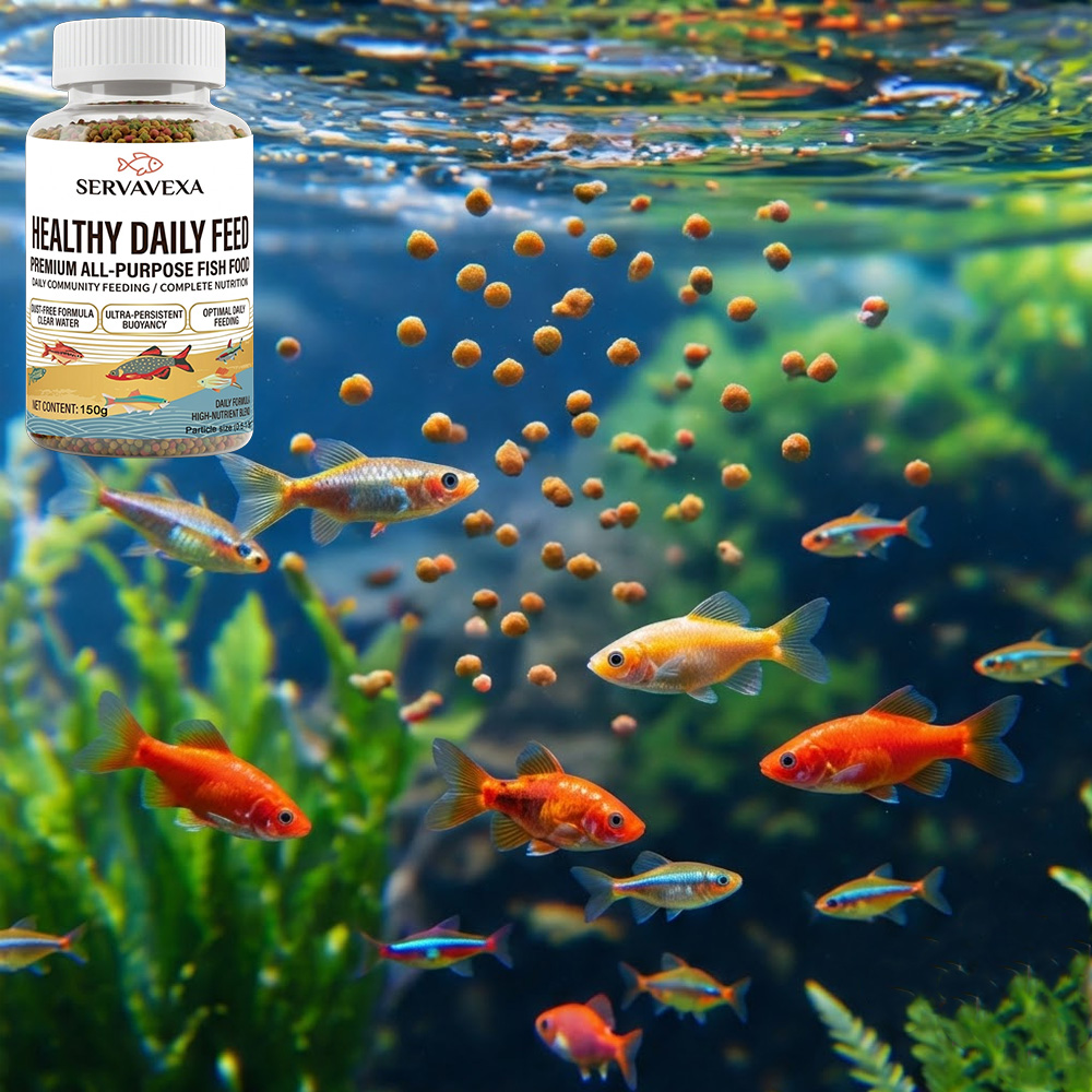 طعام أسماك الزينة الفاخر 150 ج - مراجعة Tetra Fish In Aquarium وسعره