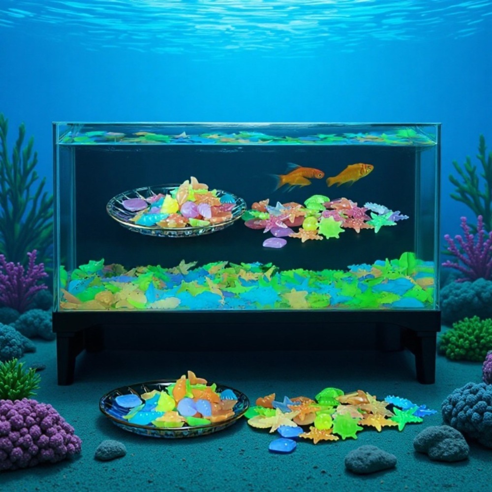 أحجار المحيط المضيئة، أصداف ال - مراجعة Aquarium Fish Photography وسعره