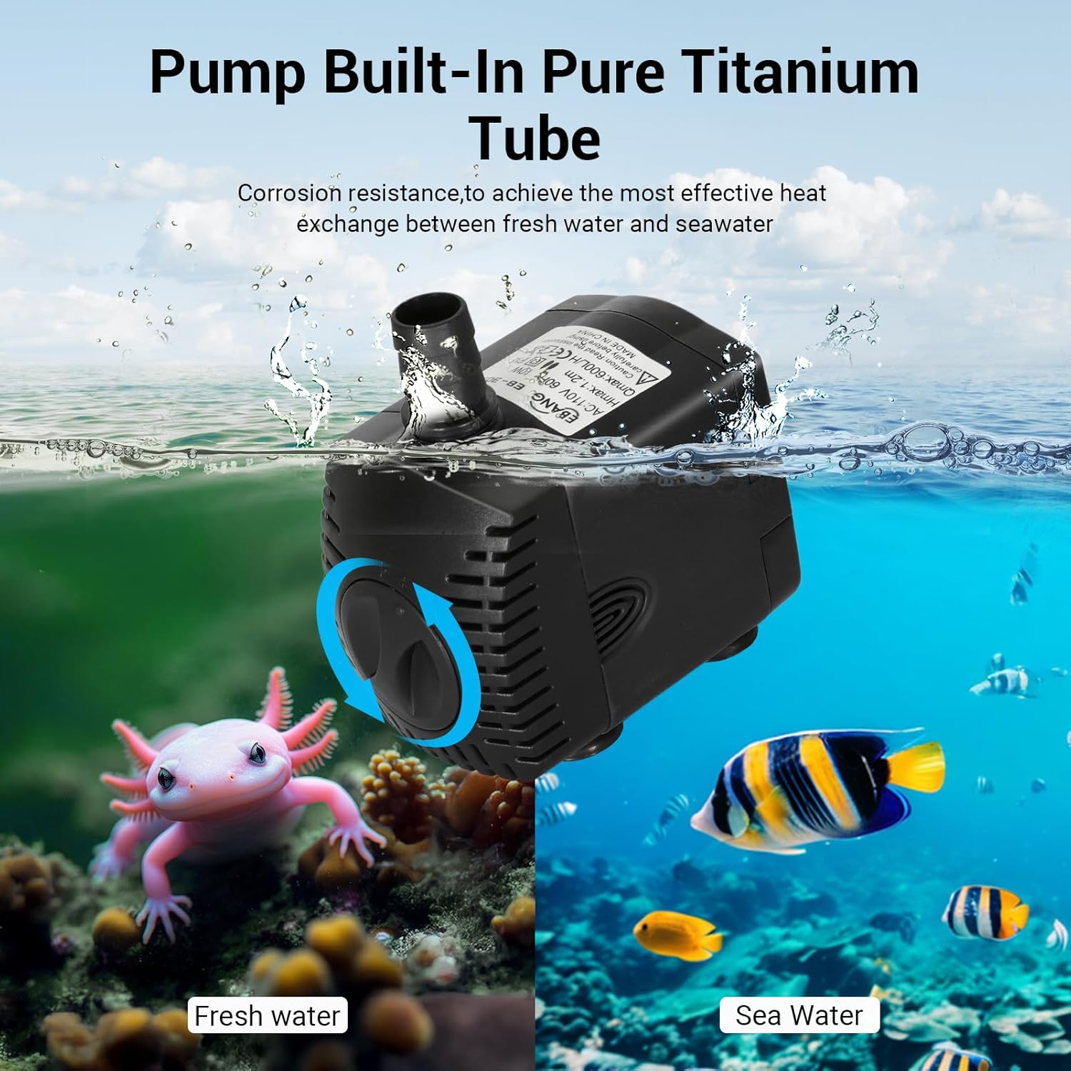 مبرد حوض أسماك 79 جالون 1/3 حص - مراجعة All Fish In Aquarium وسعره