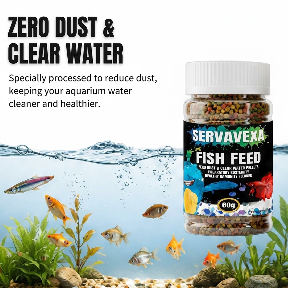 طعام أسماك استوائية صغيرة 60 ج - مراجعة Tetra Fish In Aquarium وسعره