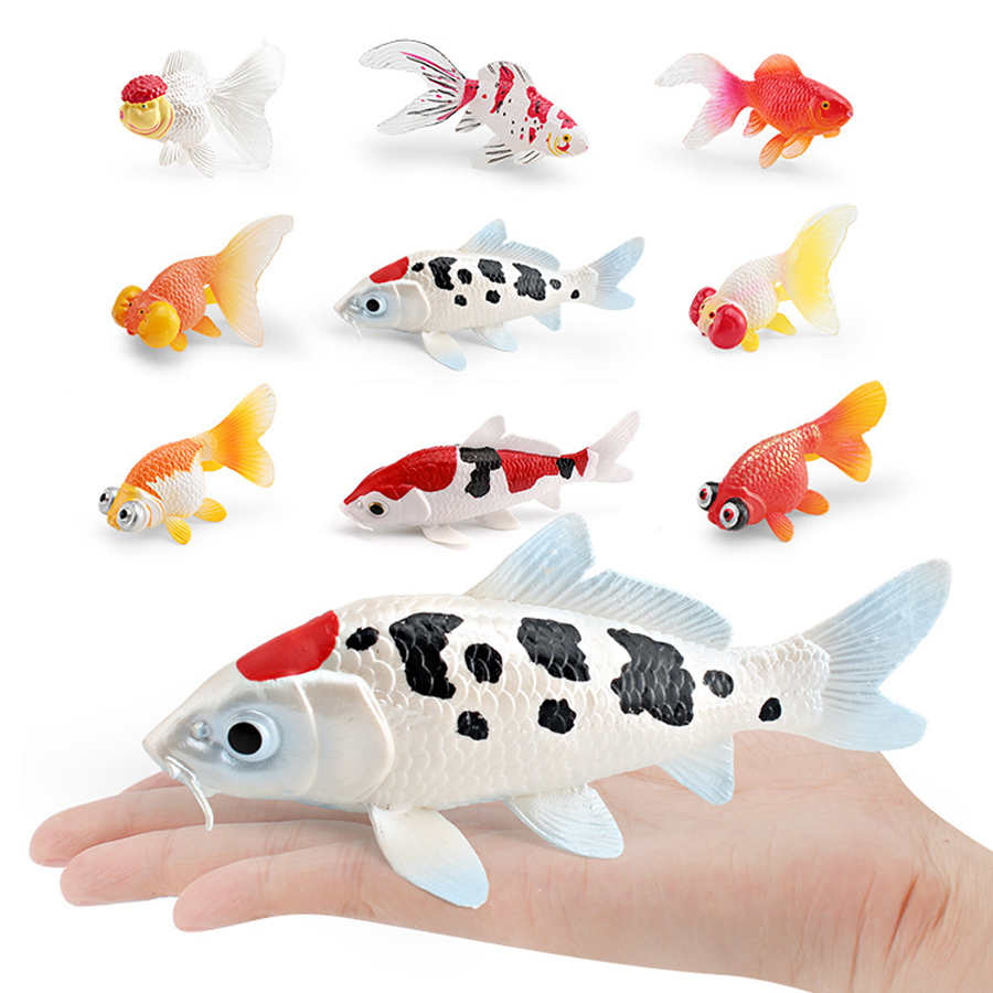 لعبة محاكاة سمكة ذهبية بلاستيك - مراجعة Aquarium Fish Reviews وسعره